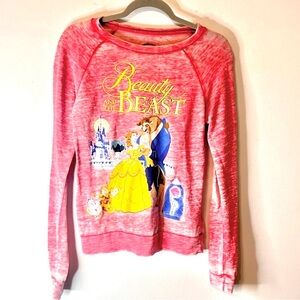 Disney Beauty & The Beast Lightweight Sweatshirt Size Small